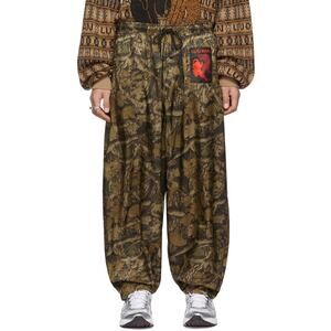 Lu'u Dan Exclusive Green Brown Bontan Size 46 Trousers